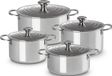 Le Creuset Signature Pannenset - 4-Delig - RVS - Inductie - Met Deksel