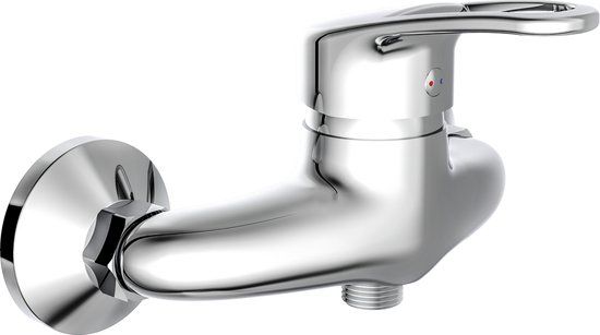 SCHÜTTE Batoni Douchekraan - Mengkraan - Chroom - 15 cm Hartafstand