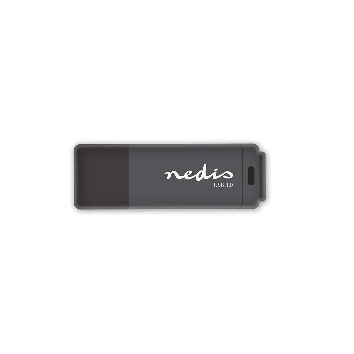 Nedis USB Flash Drive - 64GB - USB 3.2 Gen 1 - Black