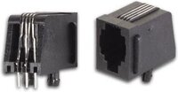 Modulaire Stekker RJ10 - 4P4C - Haaks - PCB - HQ Products