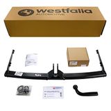 Westfalia Vaste Trekhaak Voor VW Golf 7 Sedan (06/2014-06/2020), Audi A3 (06/2014-06/2016), Q2 (Vanaf 11/2016), Skoda Octavia 3 - Met Een 13-Polige Voertuigspecifieke Westfalia-Bekabelingsset