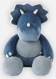 Noukie's - Knuffel - Dino blauw - Ops 80 cm