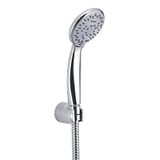 GEDY G-Easy 06, universele handdouche, 5 straalsoorten, stevig en flexibel, 150 cm, ABS-kunststof met chromen afwerking, 2 jaar garantie, R&S-design, inclusief zandfilter, uniek