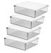 Tuka-lades, Set van 4, 3,5 liter, Transparant
