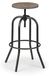 Tabouret Spitfire, moka/noir, réglable