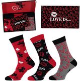 Apollo Valentijn Cadeau voor hem - Sokken Giftbox Cupido Heren - met gratis wenskaart!