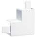 Platte Hager Platte hoek naar LF 40x40mm fw - platte elleboog voor kabelbaan