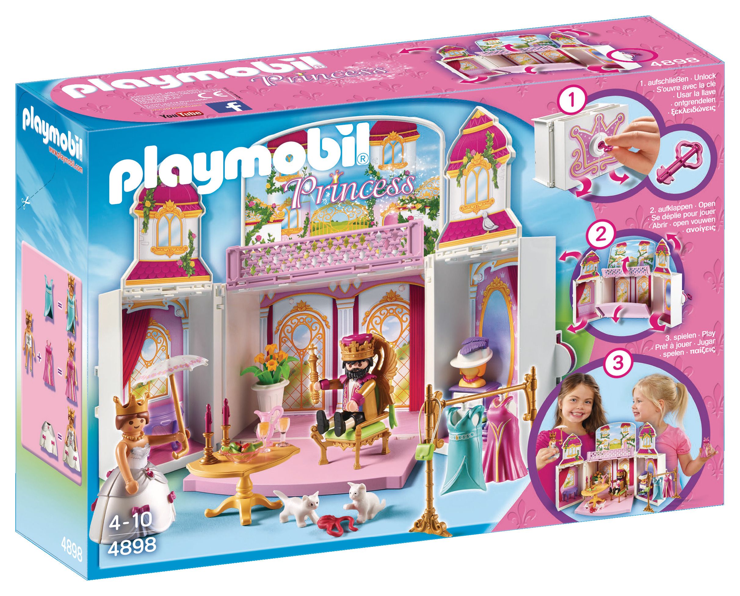 PLAYMOBIL Speelbox Koninklijk hof - 4898