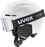 Uvex Junior Viti Set Casque de ski + Masque de ski Blanc mat 54-58 cm