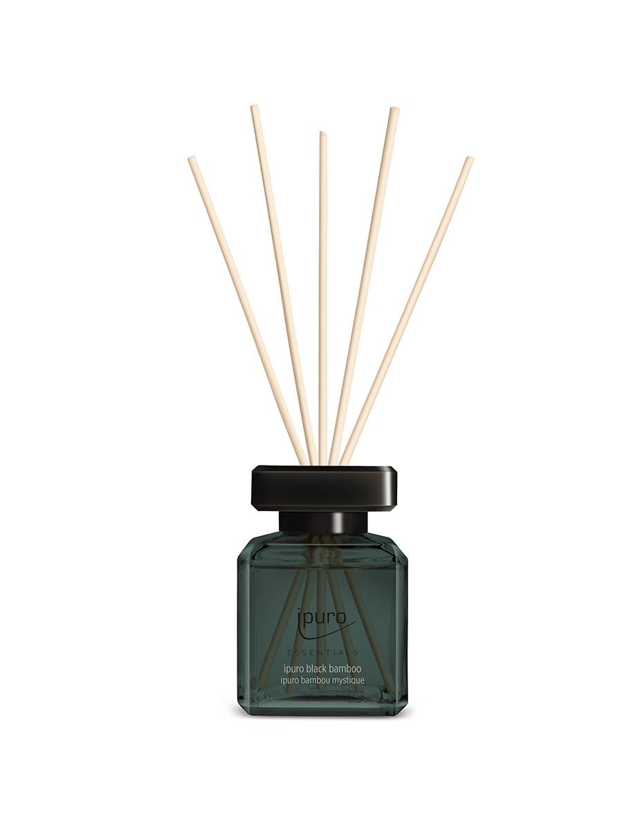 ipuro ESSENTIALS Black Bamboo Reed Aroma Diffuser - Black - 0.2L