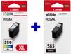 Canon PG-585 + CL-586XL - Inktcartridge - Origineel - Hoge capaciteit - Kleur en Zwart + Retourzakje
