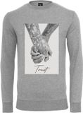 Mister Tee Trust 2.0 Crewneck sweater/trui Grijs XL