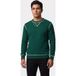 Scotch & Soda Soft Knit Crew Neck Regular-fit Pullover Rainforest Maat: XXL
