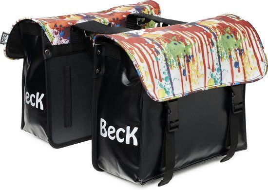 BECK Mini Drippy Dubbele fietstas - Zwart - 25 cm - 18L