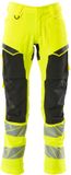 Mascot Accelerate Safe Broek met kniezakken 19479-711 - Hi-Vis geel/zwart - C58