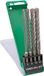 HiKOKI 783390 SDS-Plus 4 Delige Hamerboren set in cassette - 6 / 8 /10 / 12mm