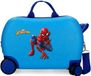 Spiderman Rolling Suitcase 4 Wheels Blue