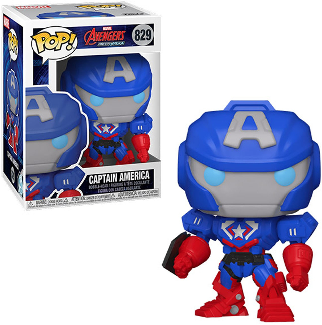 Funko Pop! Marvel: Marvel Mech - Captain America