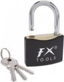 FX Tools Hangslot-bagageslot - metaal - zwart - 6 x 2 x 9 cm
