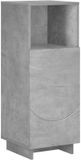 vidaXL Badkamerkast Betongrijs Bewerkt hout 36,5 x 38 x 95 cm