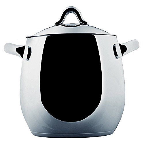 Alessi Mami pot met deksel van staal 18/10 - 8003299405466