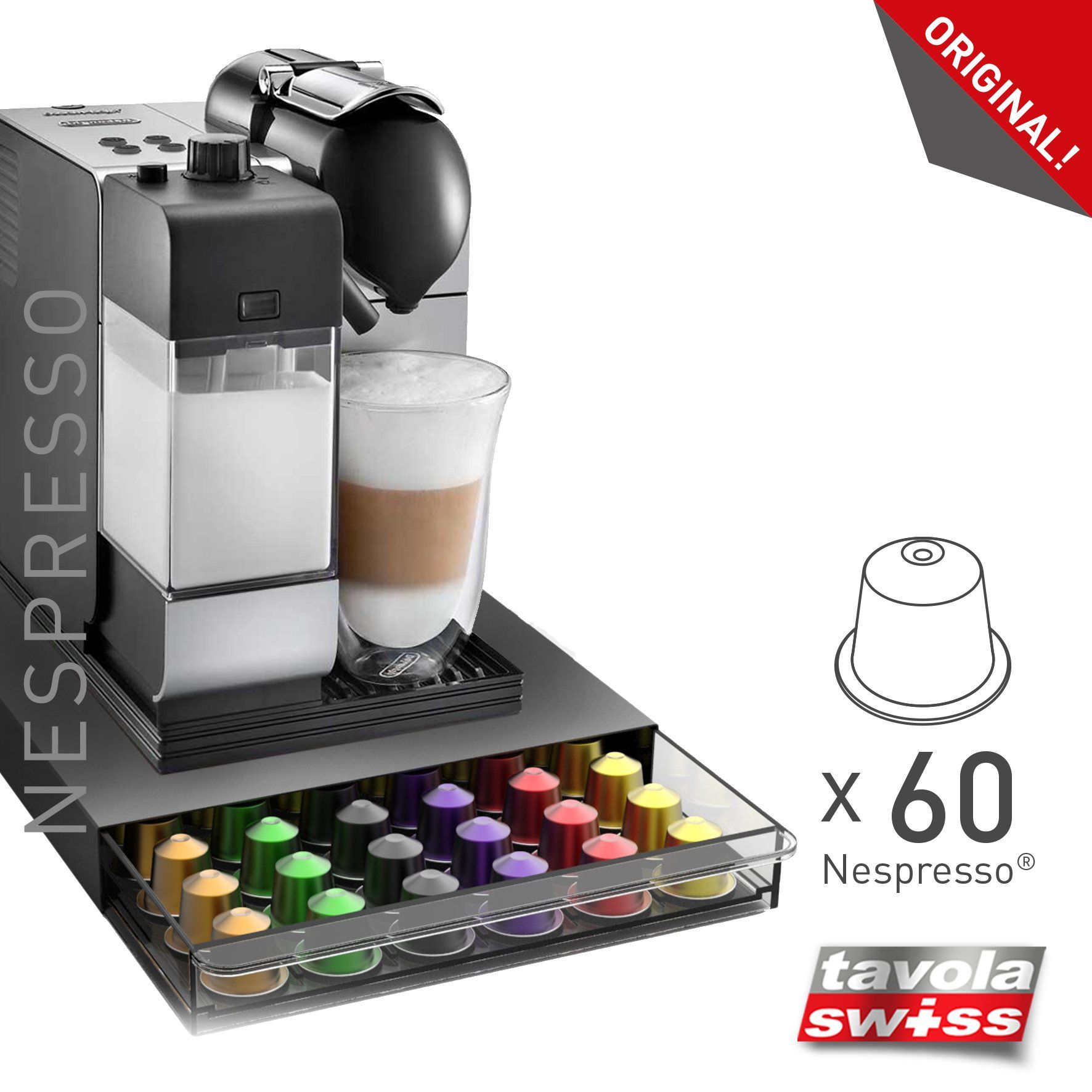 Tavola Swiss Capsulehouder Nespresso