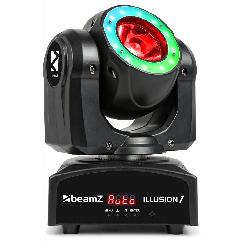 BeamZ Illusion 1 Moving Head LED Beam with LED Ring