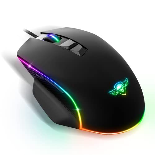 Spirit of Gamer Pro M1 Gaming Muis - 8000 DPI - RGB - Zwart