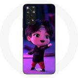 Maniacase Etui voor Xiaomi Redmi Note 11S 4G BTS TinyTAN Jin Animatie