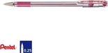 Pentel BALPEN PENTEL BK77 ROOD 0.25MM, 12 stuks