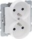 Legrand SUNO, enkele stopcontact, 16A, 250V, artikelnummer 721190