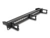 Delock 66237 19" Keystone Patch Panel 16 Port 1U Black