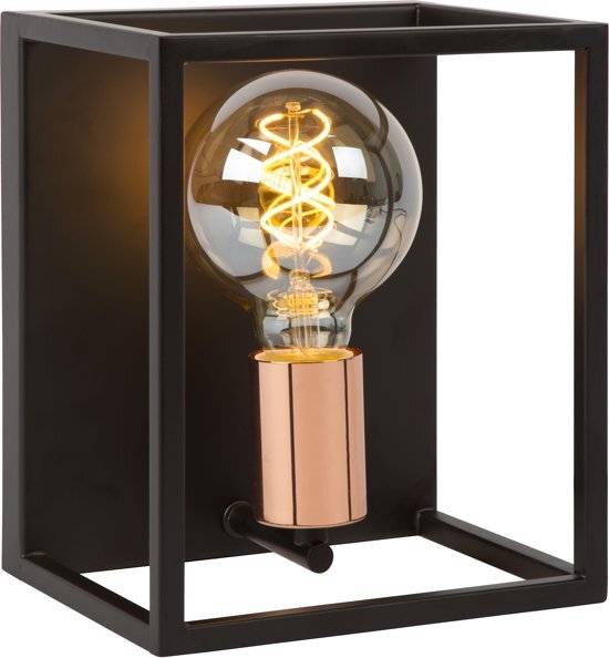 Lucide ARTHUR - Wandlamp - E27 - Zwart