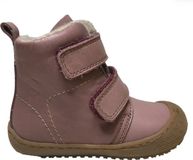 Naturino Bubble - mt 20 - velcro effen warme hoge schoenen - Oud roze