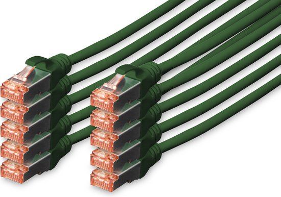 Digitus DK-1644-010-G-10 Netwerkkabel - 1 m - groen
