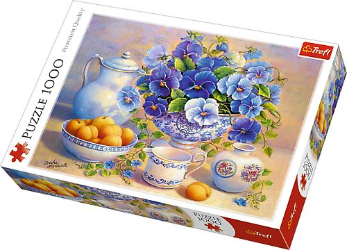 Trefl Blue Bouquet Jigsaw Puzzle - 1000 Pieces - Adult & Child - 12+ Years