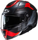 HJC i91 Carst Zwart Rood Systeemhelm - Helm
