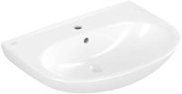 Villeroy & Boch O.novo wastafel ovaal - 1 kraangat - met overloop - 65x48cm - White Alpine (glans wit)