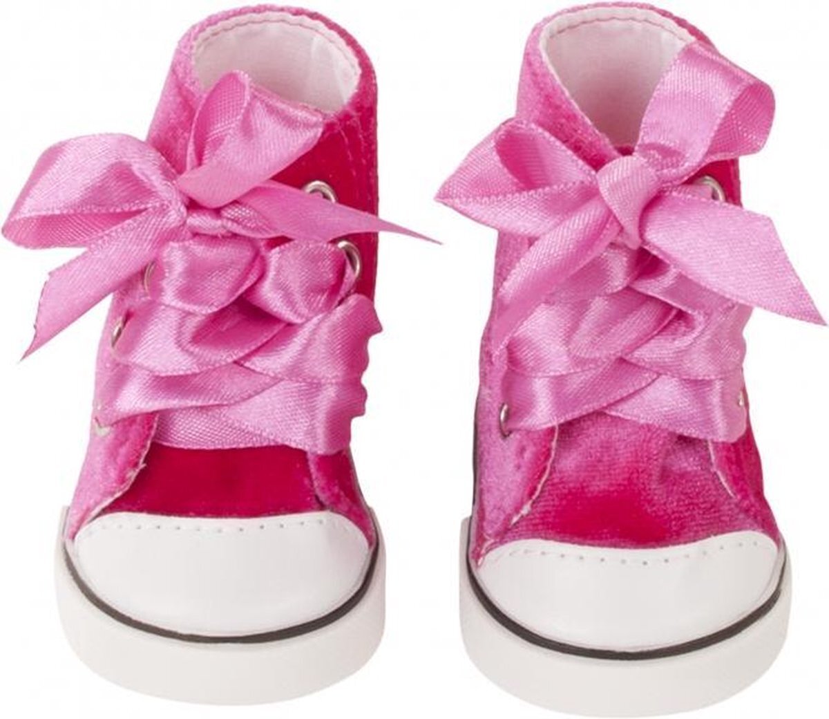 Götz Götz Shoes & Co, sneakers ""Pink velvet"", babypoppen 42-46 cm / staanpoppen 45-50 cm