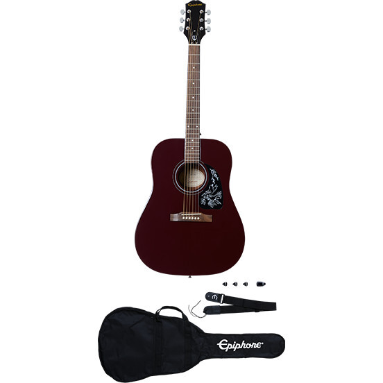 EPIPHONE Starling Acoustic Guitar Player Pack Wine Red