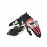 Dainese Mig 3 Unisex Leren Handschoenen Zwart Rood Wit Maat XL