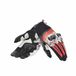 Dainese Mig 3 Unisex Leren Handschoenen Zwart Rood Wit Maat XL