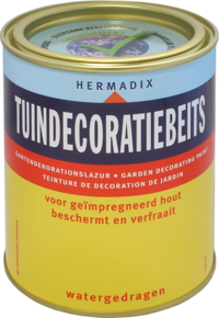 Hermadix Transparante Tuinbeits - 0,75 liter - Bruin (naturel