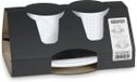 Könitz Set de 2 tasses à expresso White Silence, porcelaine, 85 ml, blanc
