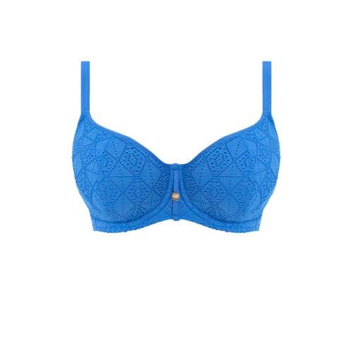 Freya Nomad Nights Crochet Bikini Top - Blue