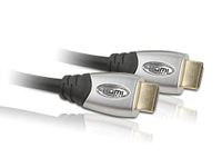 HDGear HC0050-05, HDMI-kabel met Ethernet, HDMI-A-stekker op HDMI-A-stekker, vergulde contacten, metalen stekkers, dubbel afgeschermd, 5,00 m, zwart