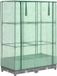 vidaXL Jardinière surélevée avec cache-pot 80x40x123 cm aspect rotin