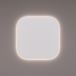 HIPP Design Basic Line Miroir Également Arrondi avec Éclairage LED Indirect 60 x 60 x 3 cm + Chauffage de Miroir et Gradateur à Capteur Infrarouge