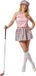 TECTAKE dressforfun - Vrouwenkostuum golfster L - roze
