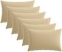 vidaXL - Coussin - 6 pièces - HEERLEN - Beige - 30 x 50 cm - Polyester